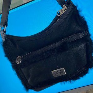 UGG-PONY-STYLE CALFSKIN HANDBAG